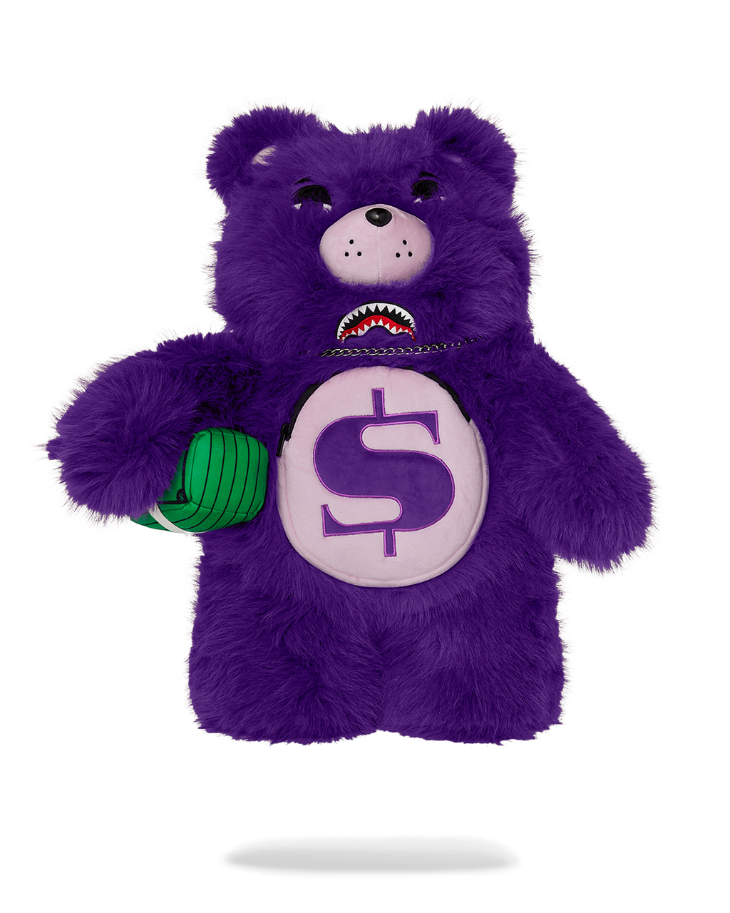SPRAYGROUND FURZILLA SHARK (PURP) MONEYBEAR BACKPACK