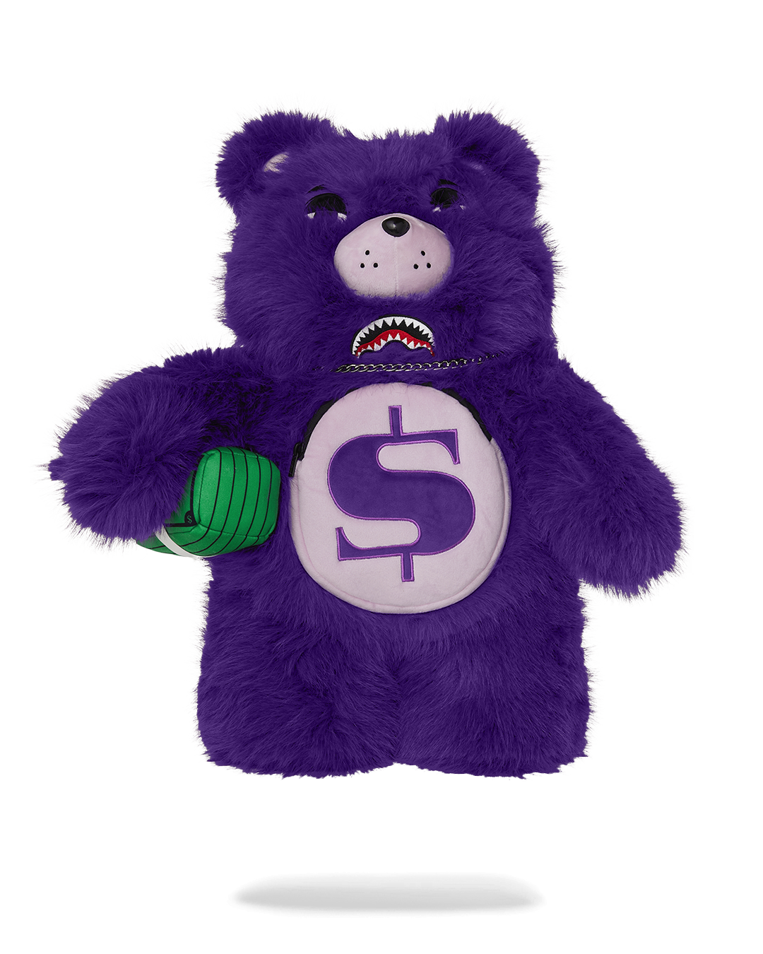 SPRAYGROUND FURZILLA SHARK (PURP) MONEYBEAR BACKPACK