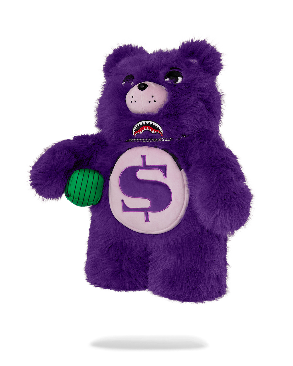 SPRAYGROUND FURZILLA SHARK (PURP) MONEYBEAR BACKPACK