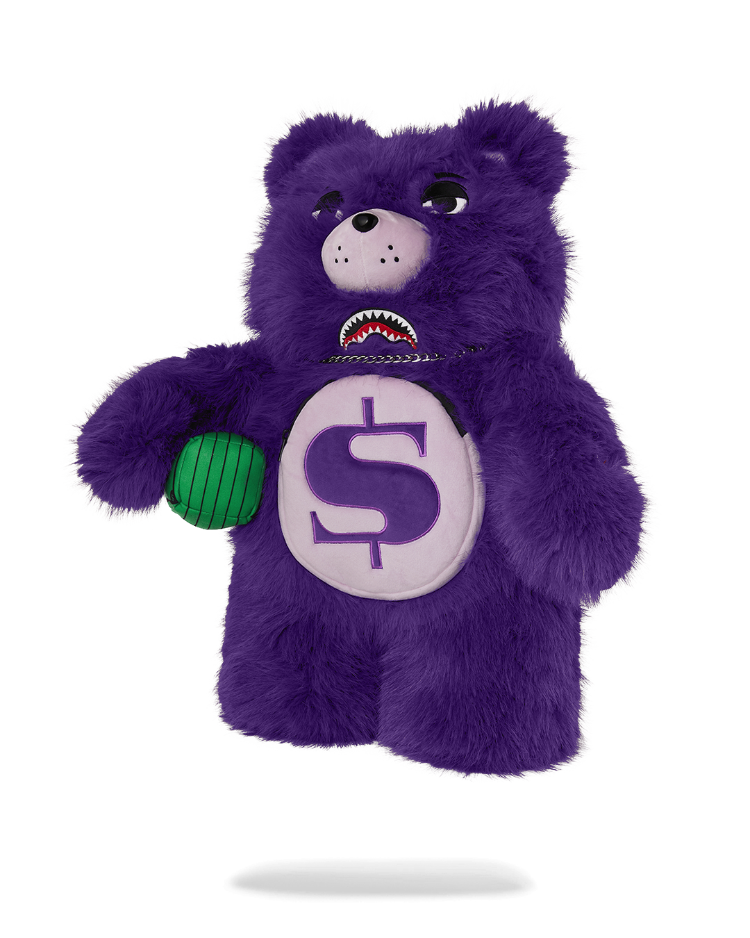 SPRAYGROUND FURZILLA SHARK (PURP) MONEYBEAR BACKPACK