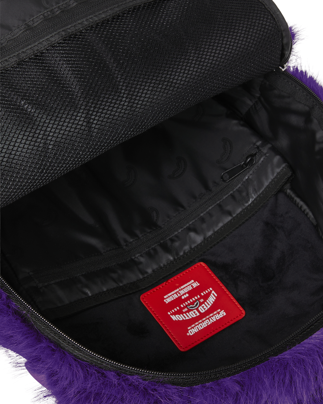 SPRAYGROUND FURZILLA SHARK (PURP) BACKPACK