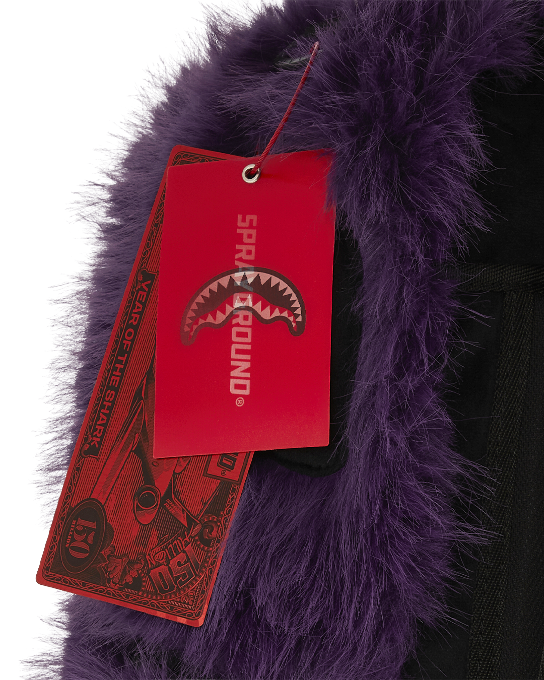 SPRAYGROUND FURZILLA SHARK (PURP) BACKPACK