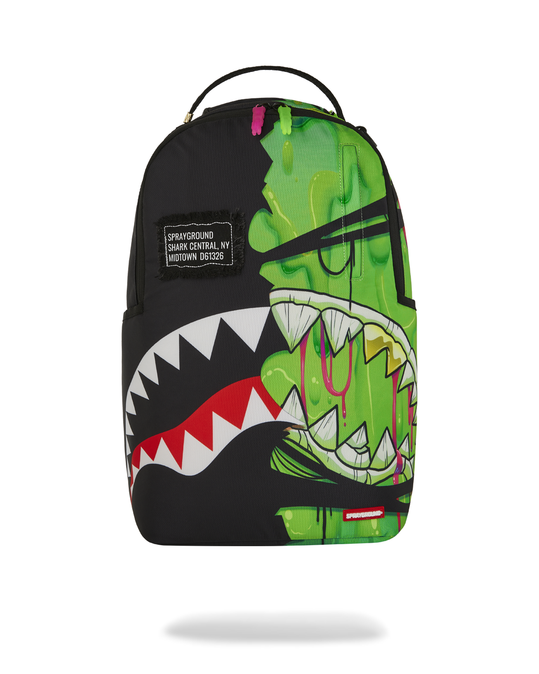 SPRAYGROUND ZOMBIE OOZE SHARK CENTRAL BACKPACK
