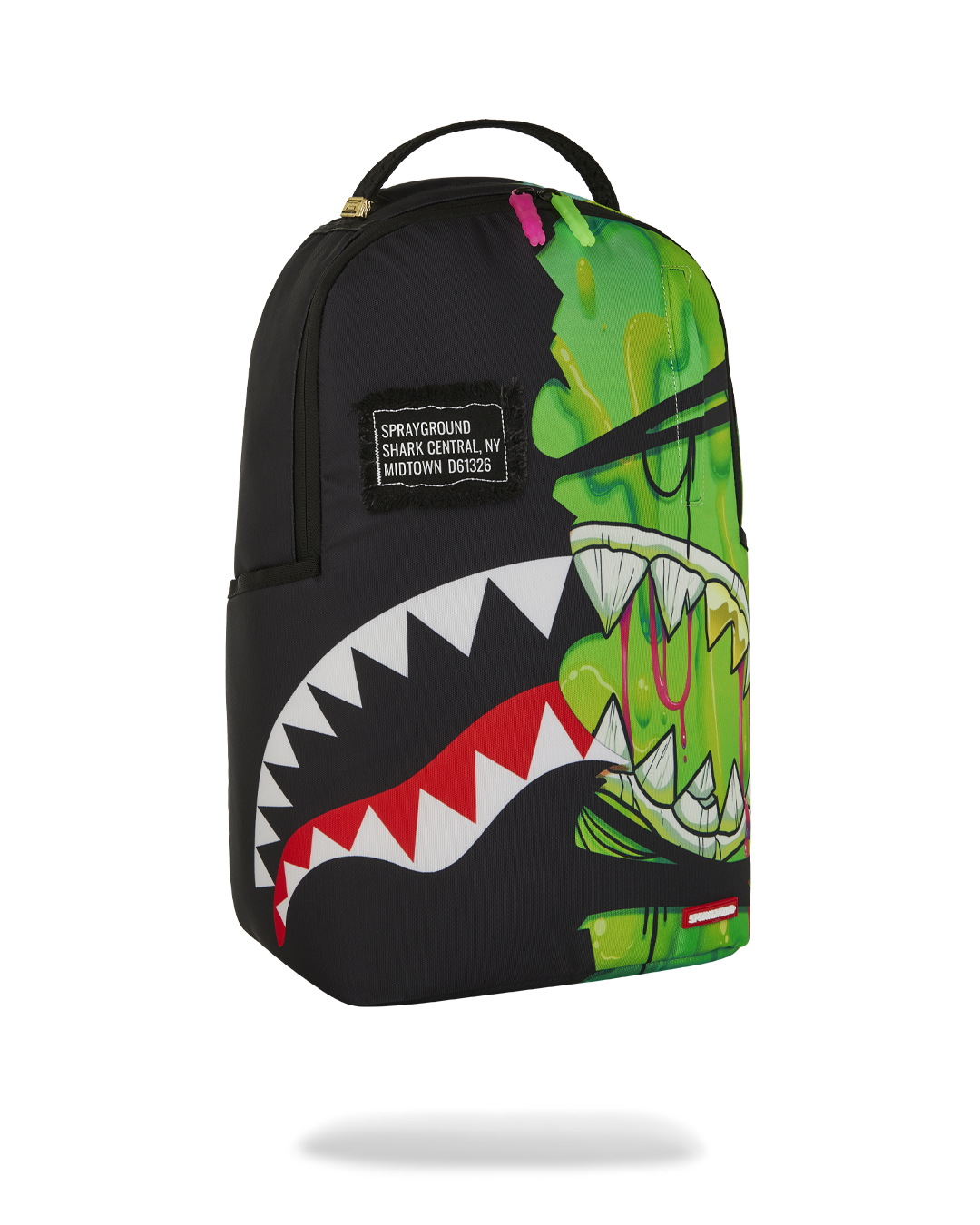 SPRAYGROUND ZOMBIE OOZE SHARK CENTRAL BACKPACK
