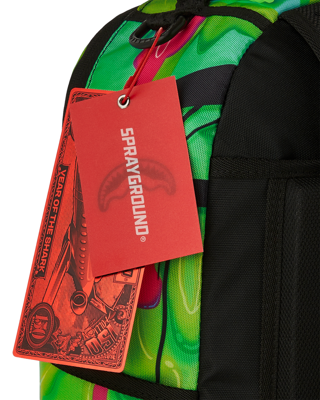 SPRAYGROUND ZOMBIE OOZE SHARK CENTRAL BACKPACK