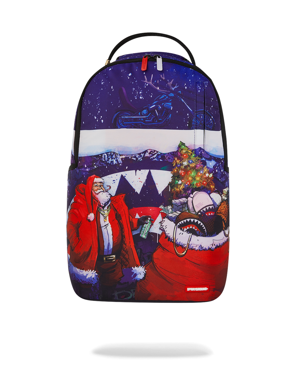 SPRAYGROUND SANTA BIG BAG STACKS BACKPACK