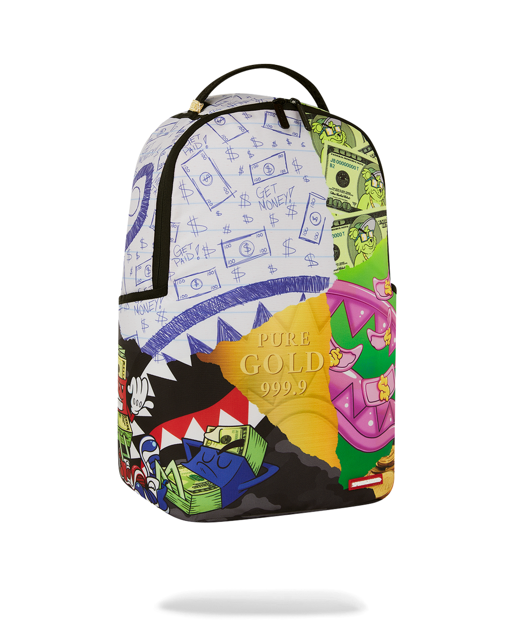SPRAYGROUND MEAN MONEY COLLAGE BACKPACK