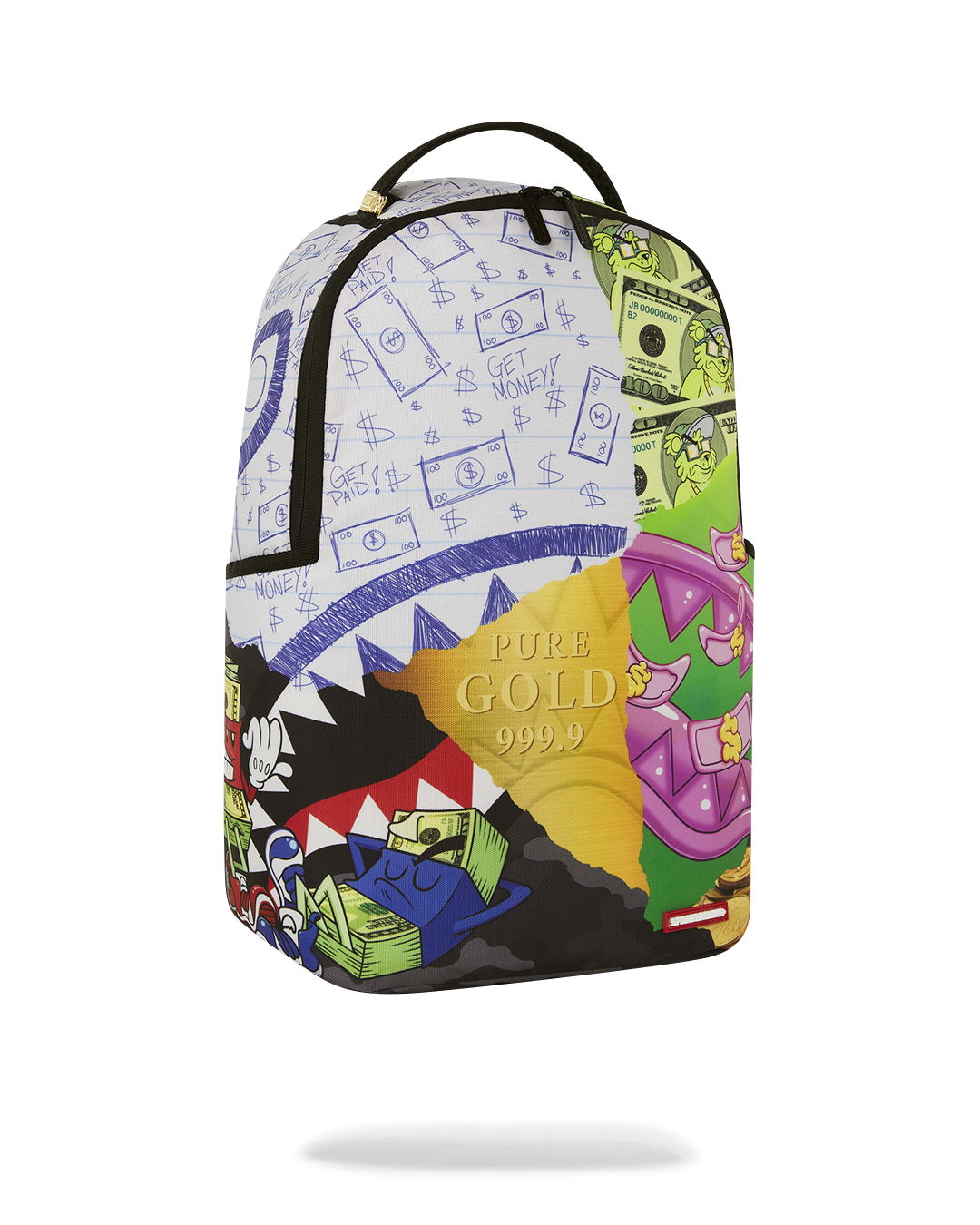 SPRAYGROUND MEAN MONEY COLLAGE BACKPACK