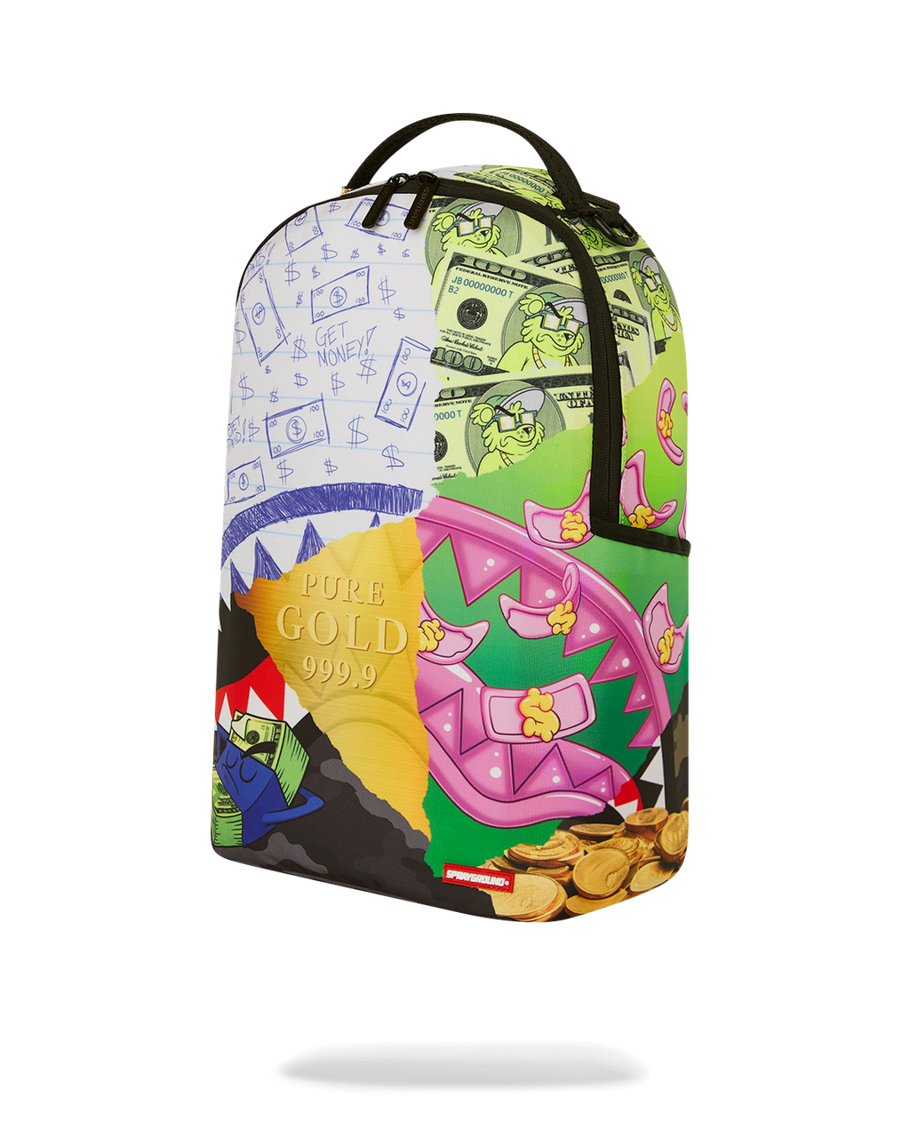 SPRAYGROUND MEAN MONEY COLLAGE BACKPACK