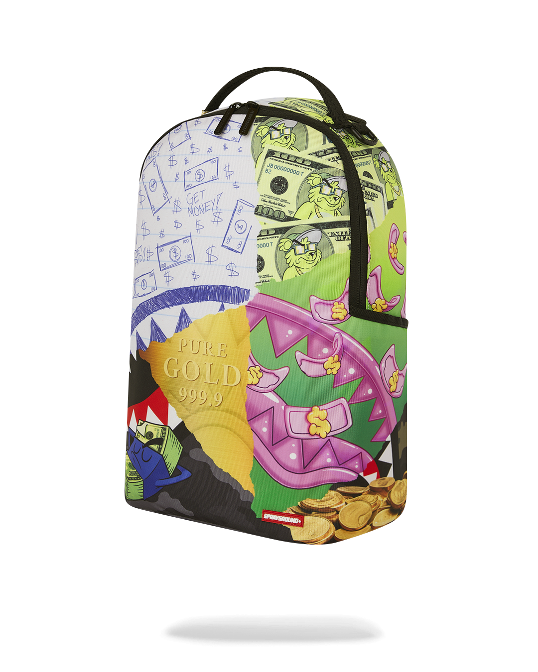 SPRAYGROUND MEAN MONEY COLLAGE BACKPACK