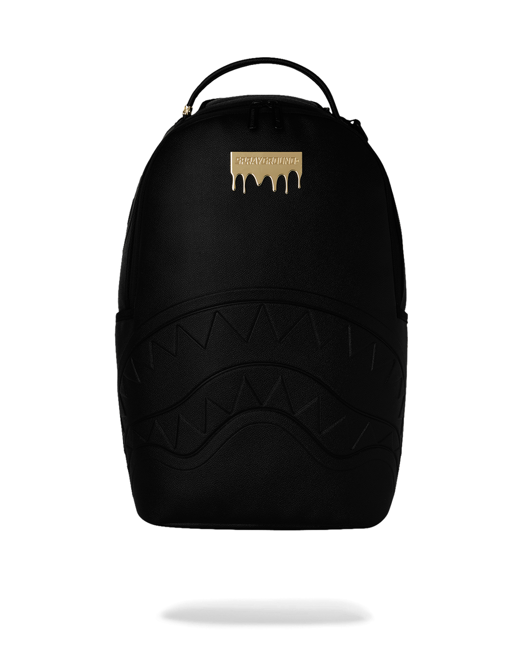 SPRAYGROUND GOLD BRICK DRIP BLACK BACKPACK