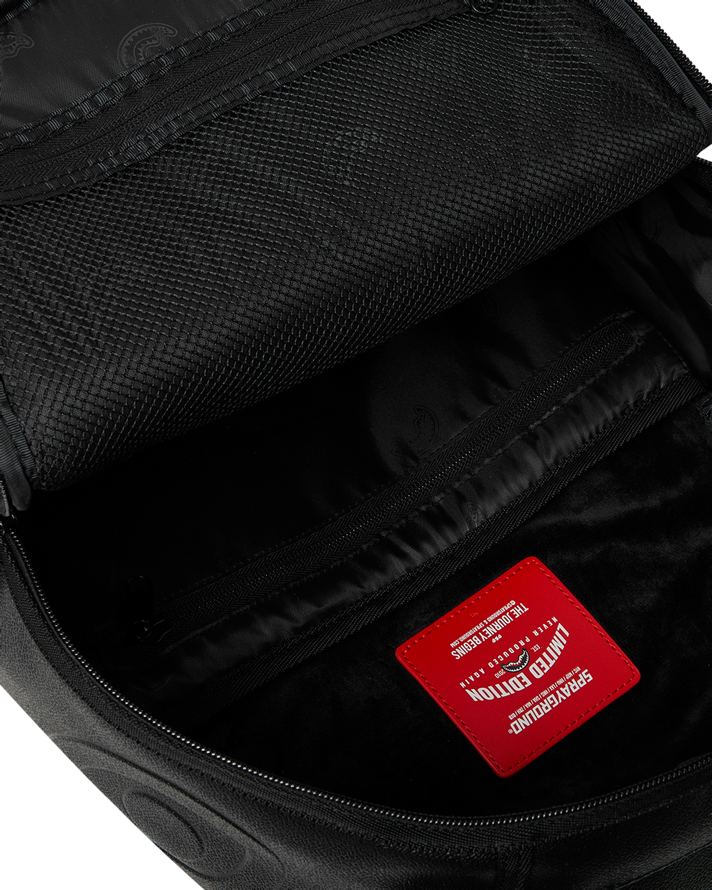 SPRAYGROUND GOLD BRICK DRIP BLACK BACKPACK