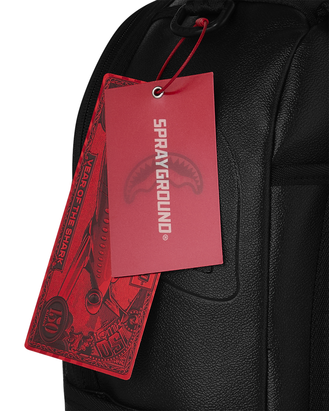 SPRAYGROUND GOLD BRICK DRIP BLACK BACKPACK