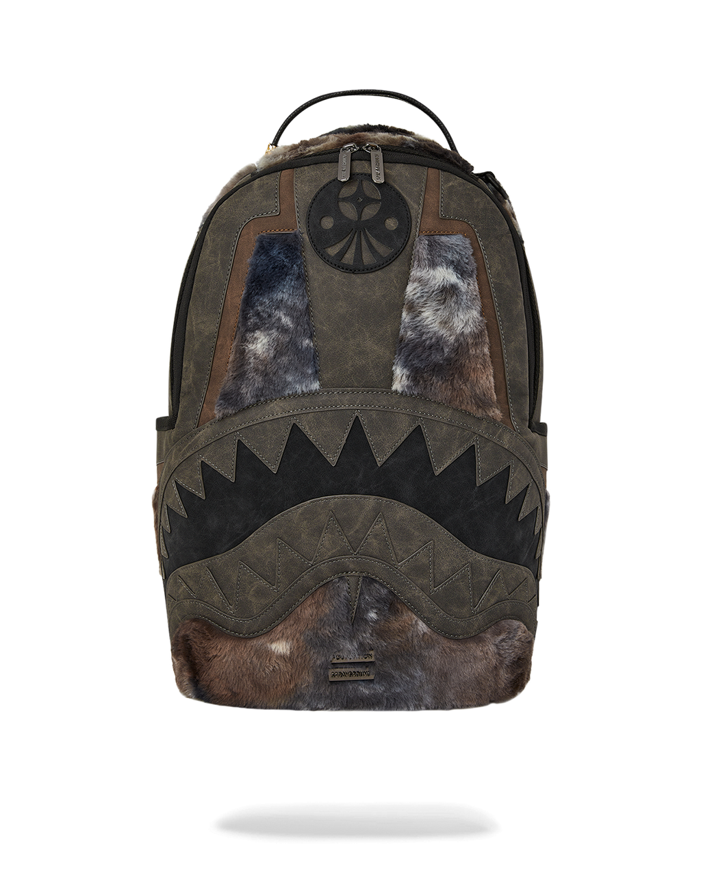 SPRAYGROUND FOUNDATION DAYS FUR COAT SHARK BACKPACK