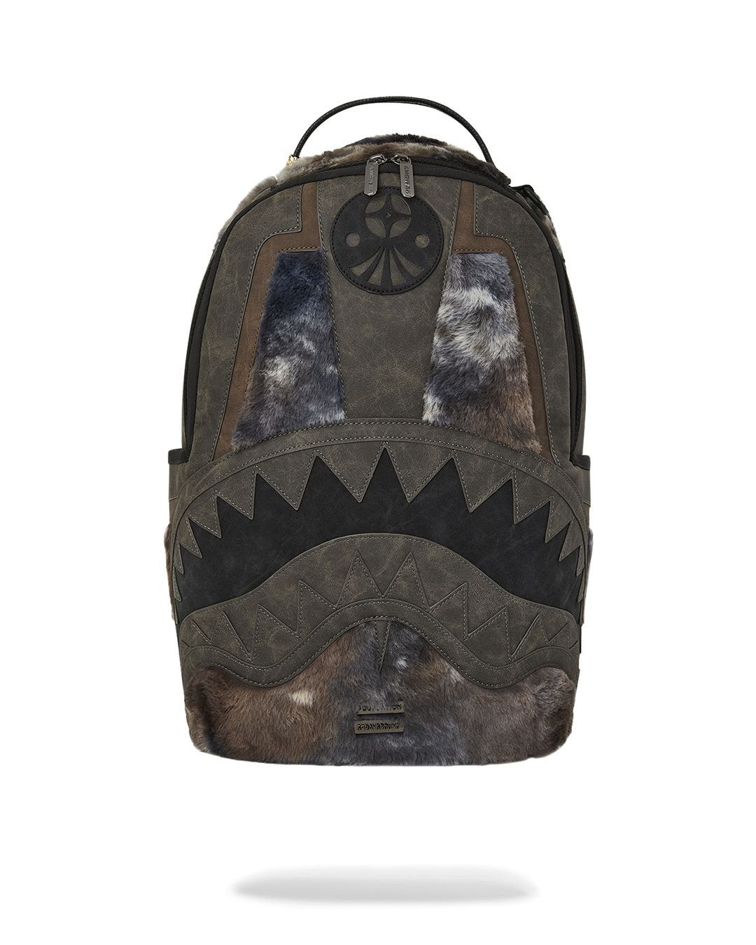 SPRAYGROUND FOUNDATION DAYS FUR COAT SHARK BACKPACK