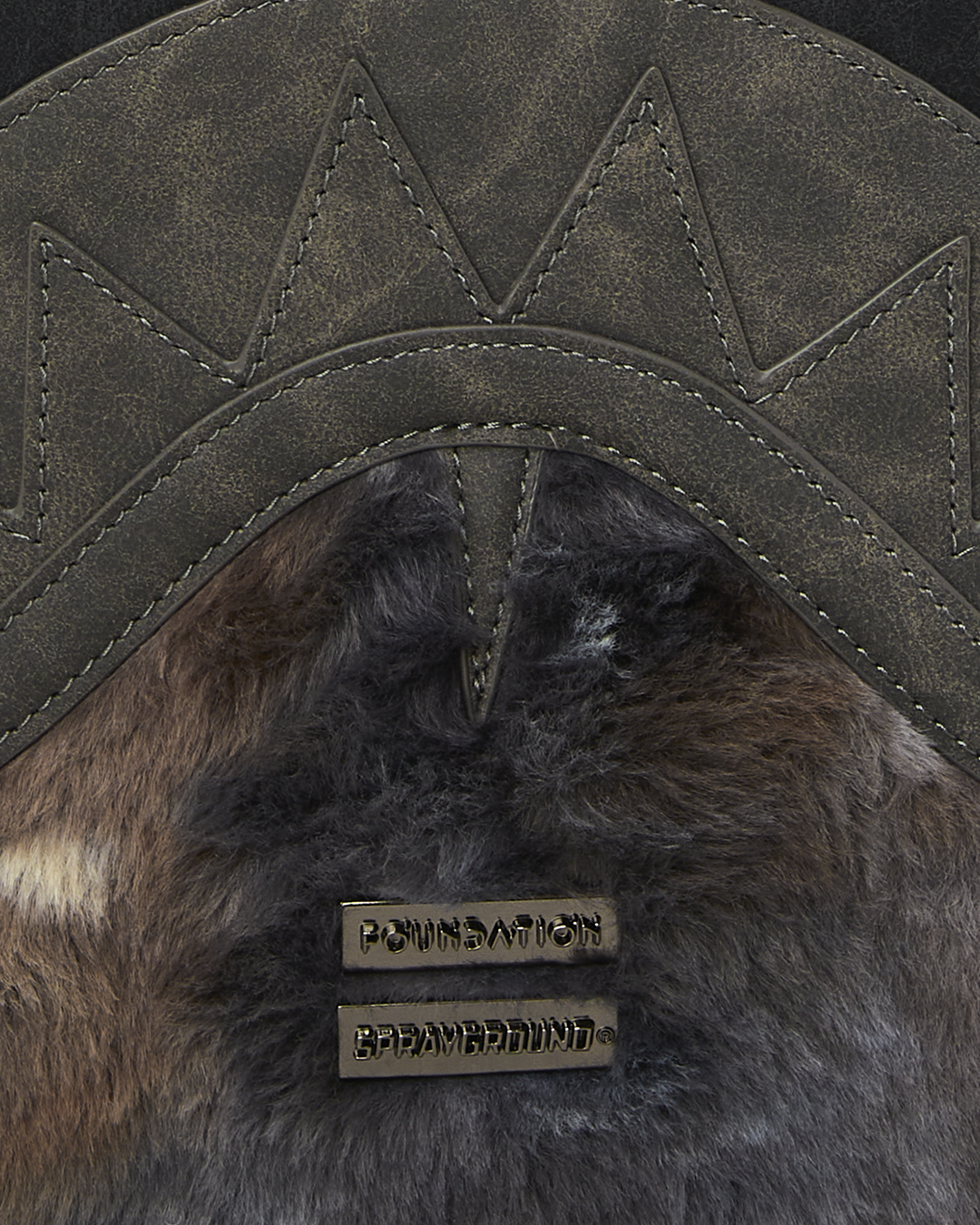 SPRAYGROUND FOUNDATION DAYS FUR COAT SHARK BACKPACK