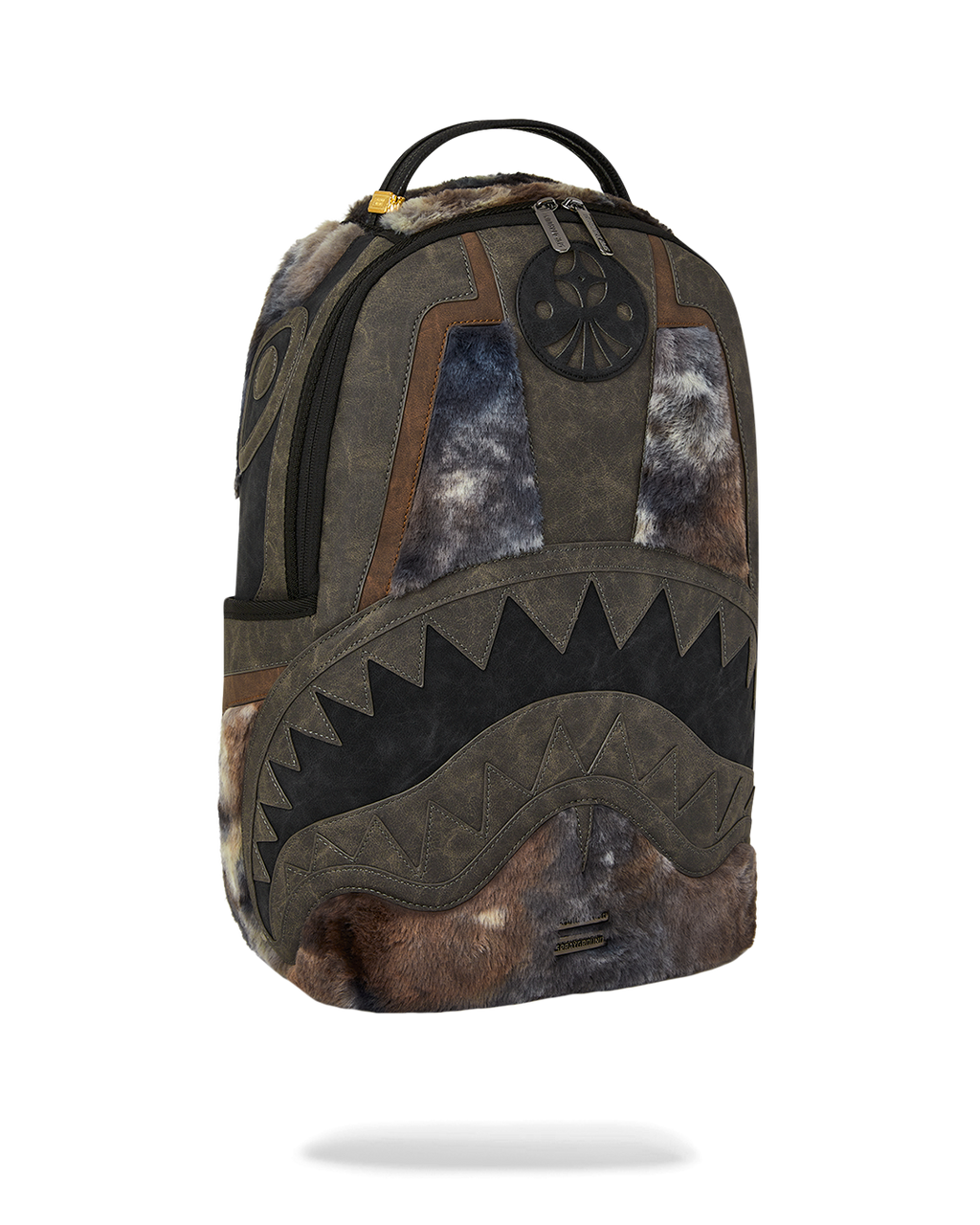 SPRAYGROUND FOUNDATION DAYS FUR COAT SHARK BACKPACK