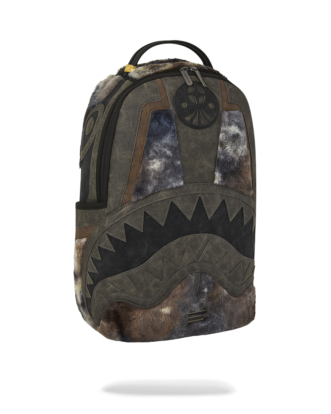 SPRAYGROUND FOUNDATION DAYS FUR COAT SHARK BACKPACK