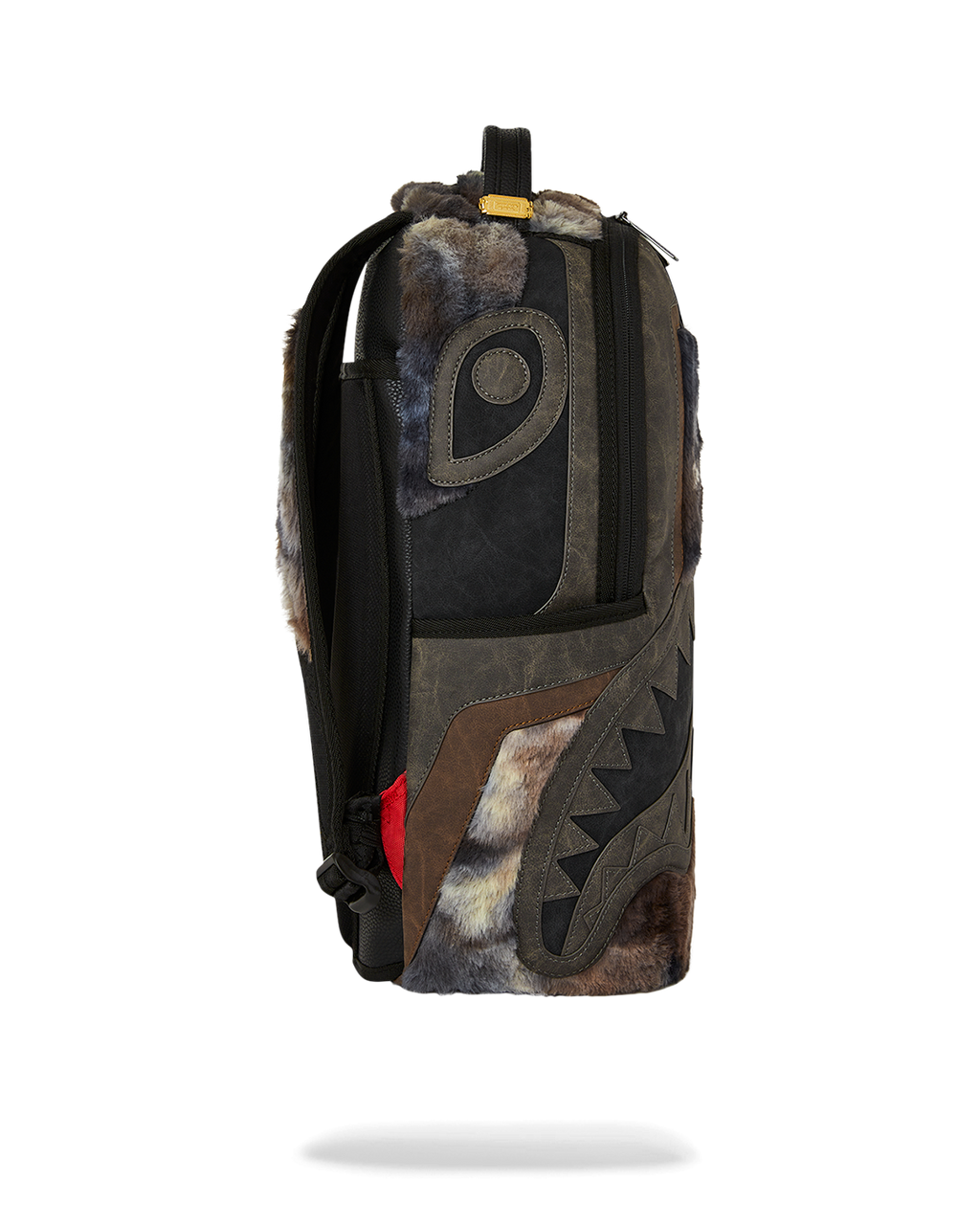 SPRAYGROUND FOUNDATION DAYS FUR COAT SHARK BACKPACK