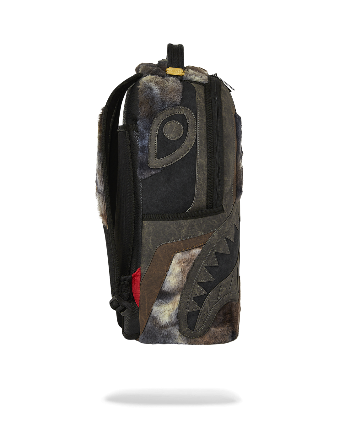 SPRAYGROUND FOUNDATION DAYS FUR COAT SHARK BACKPACK