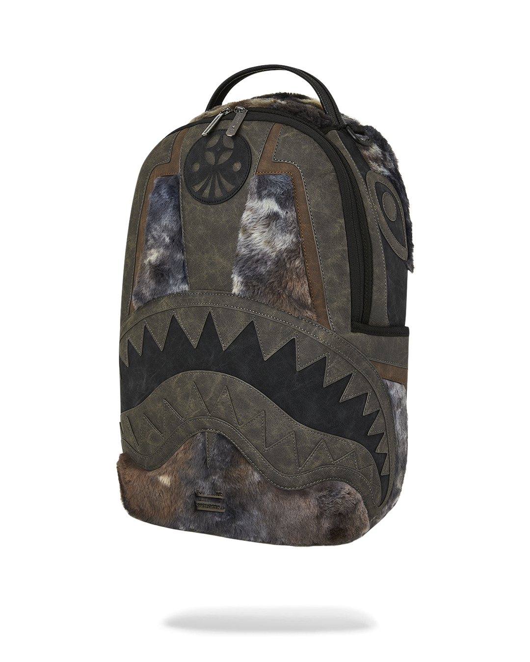 SPRAYGROUND FOUNDATION DAYS FUR COAT SHARK BACKPACK