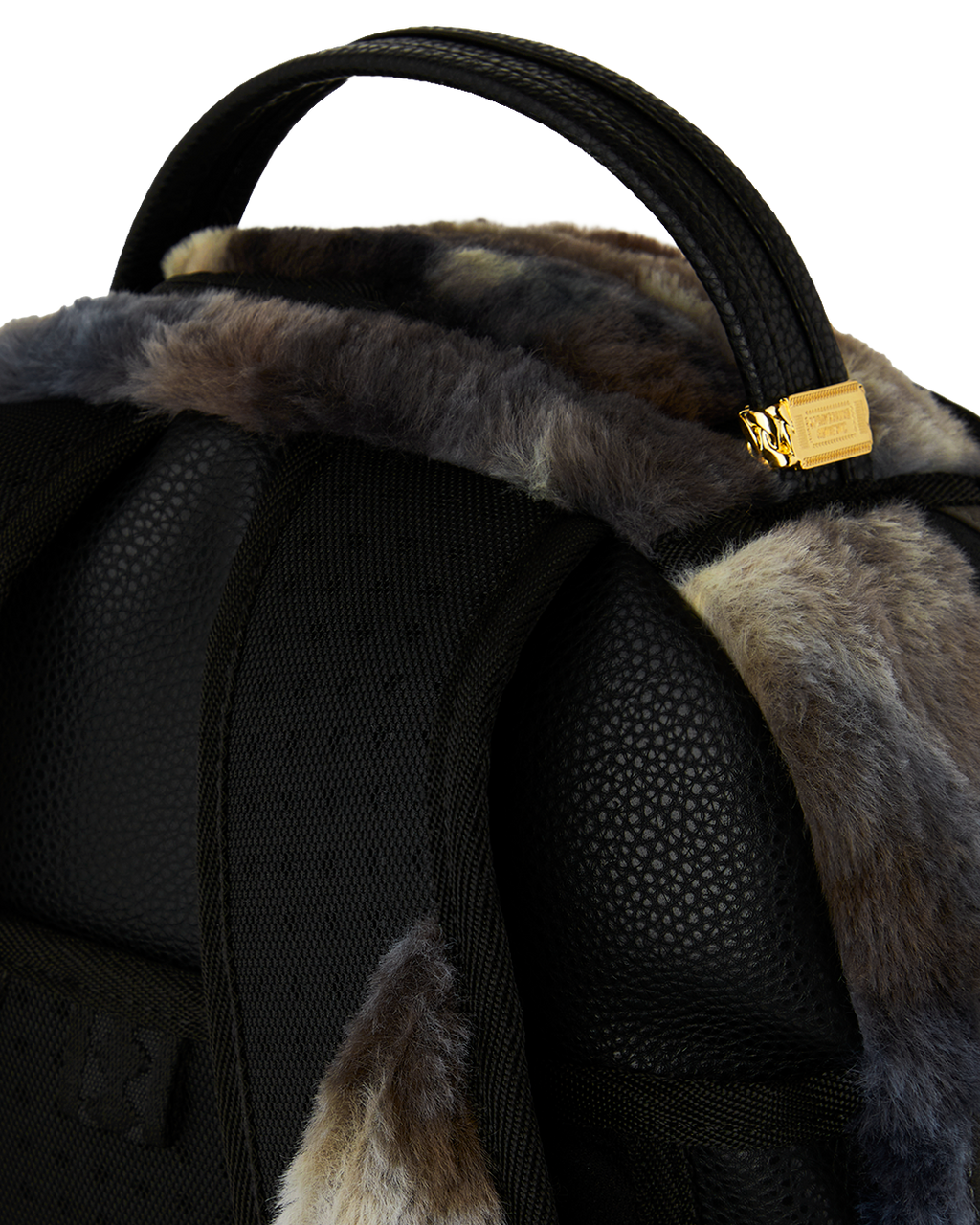 SPRAYGROUND FOUNDATION DAYS FUR COAT SHARK BACKPACK