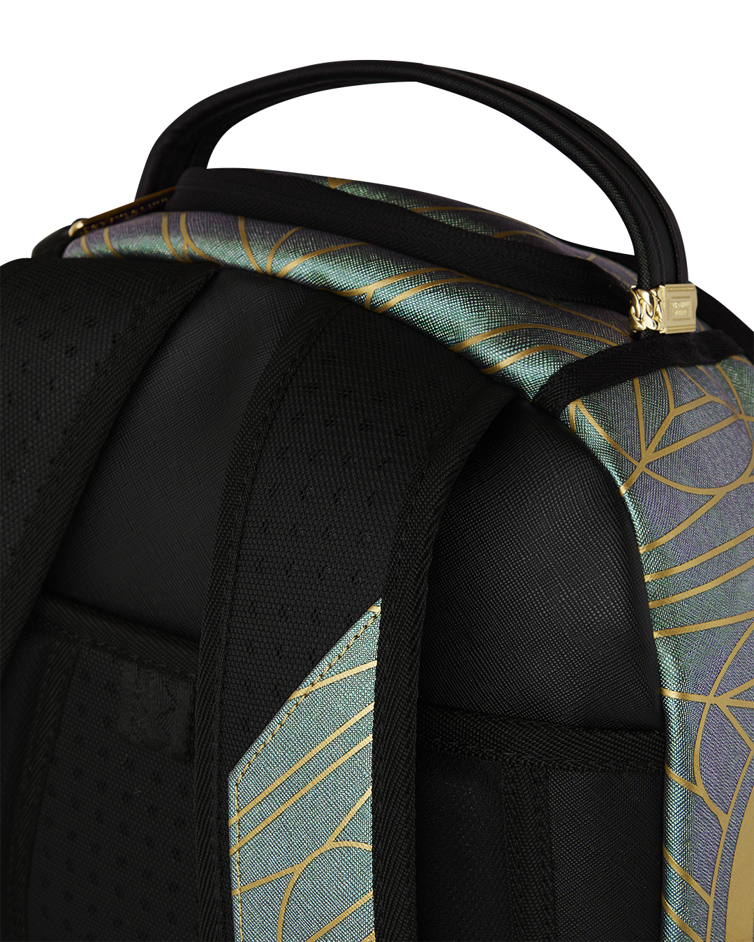 SPRAYGROUND FOUNDATION CRYSTAL IRIDESCENT SHARK BACKPACK