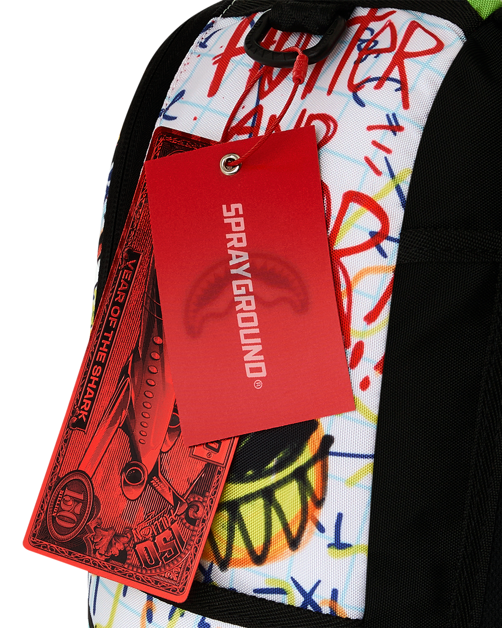 SPRAYGROUND DOODLE DIABLO ESSAY BACKPACK