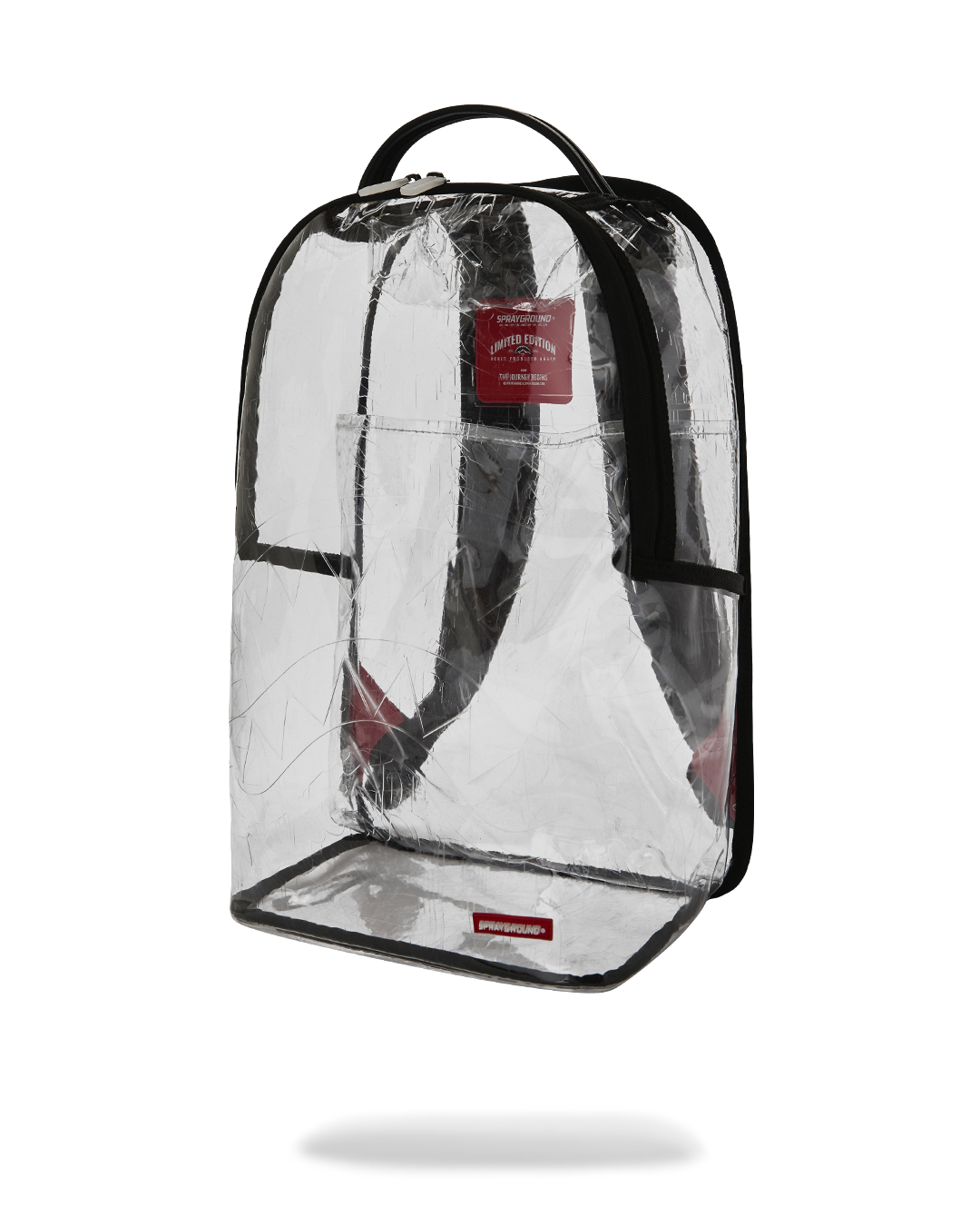 SPRAYGROUND FULLY CLEAR EMBOSSED BOSS BACKPACK