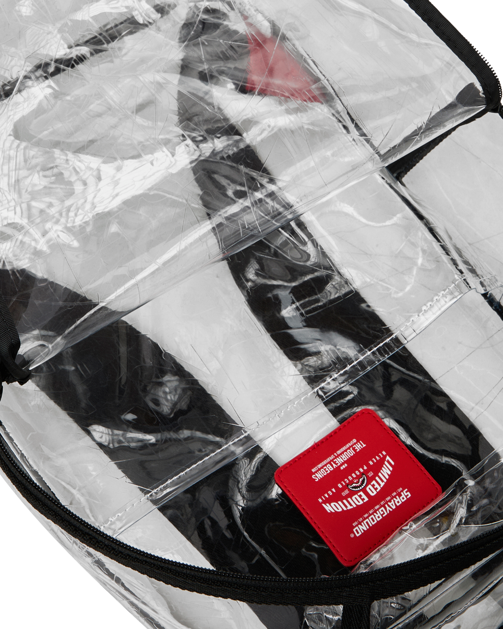 SPRAYGROUND FULLY CLEAR EMBOSSED BOSS BACKPACK