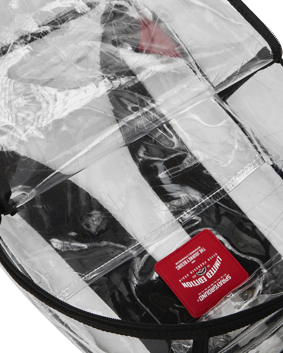 SPRAYGROUND FULLY CLEAR EMBOSSED BOSS BACKPACK