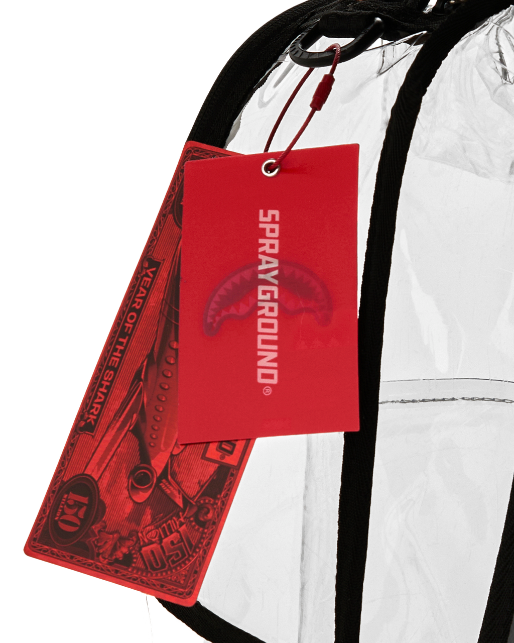 SPRAYGROUND FULLY CLEAR EMBOSSED BOSS BACKPACK