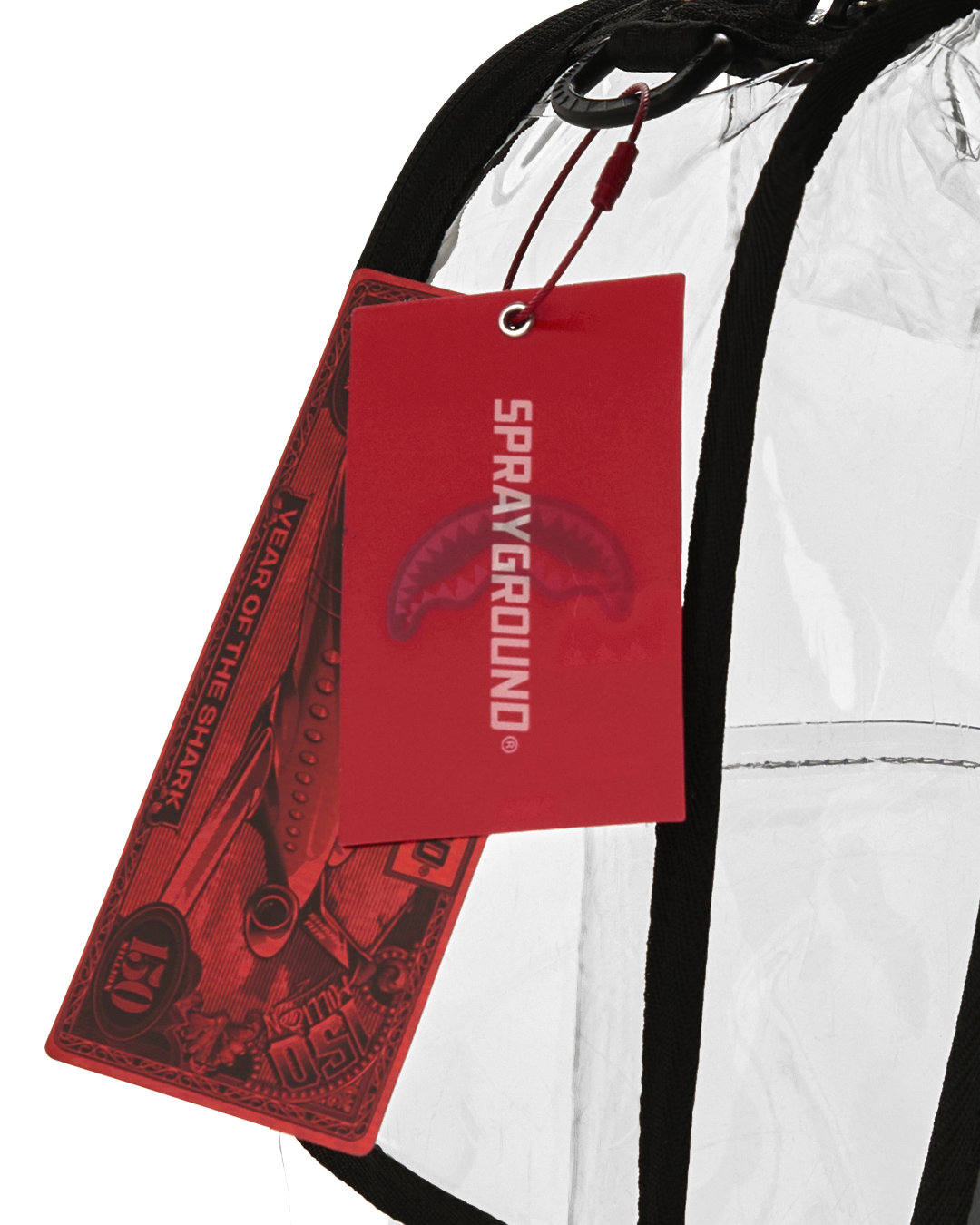 SPRAYGROUND FULLY CLEAR EMBOSSED BOSS BACKPACK