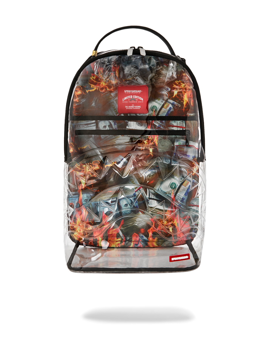 SPRAYGROUND STAY UP - CLEAR BACKPACK