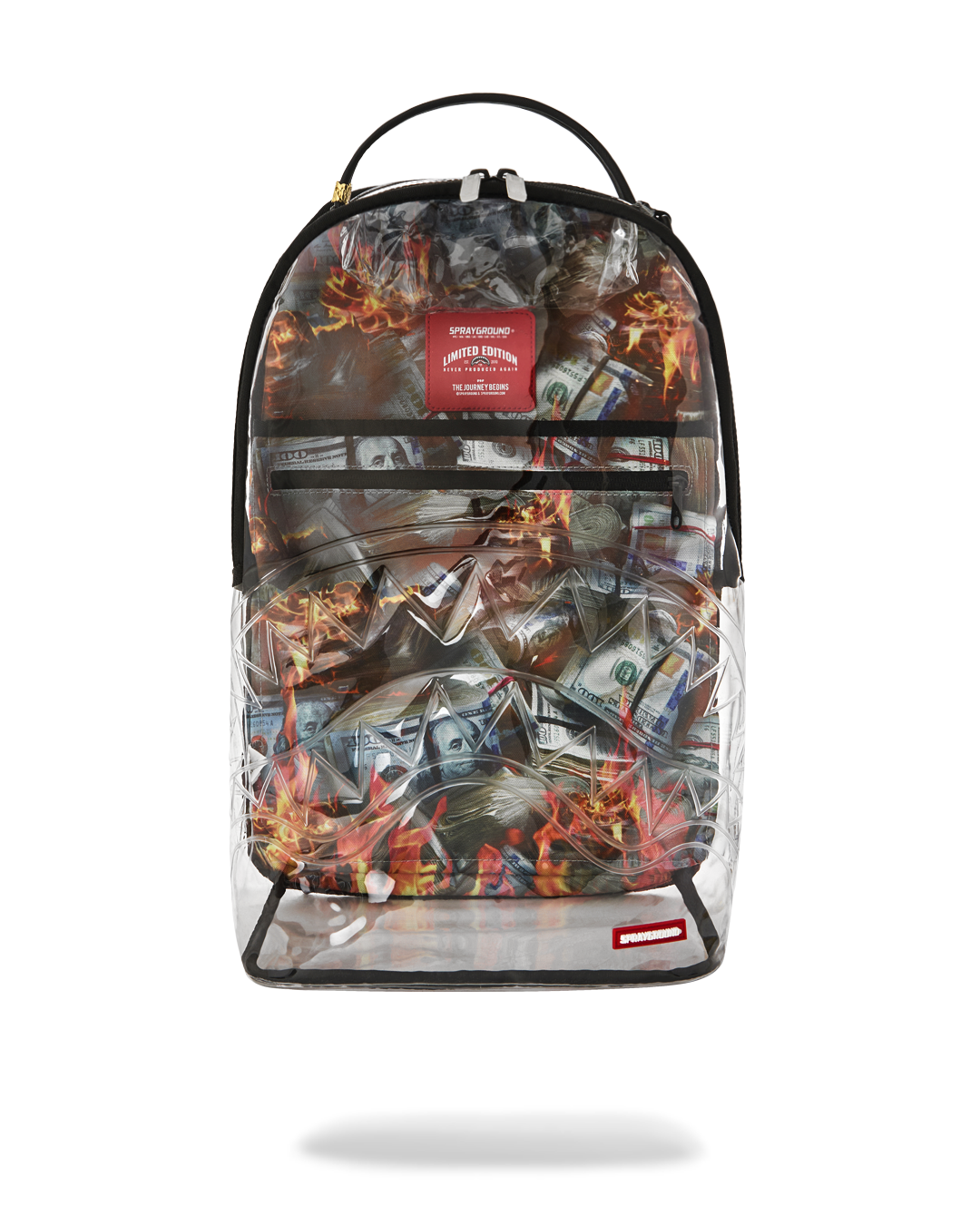 SPRAYGROUND STAY UP - CLEAR BACKPACK