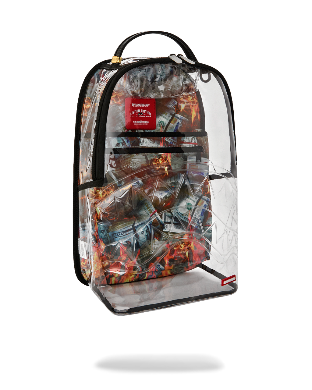 SPRAYGROUND STAY UP - CLEAR BACKPACK