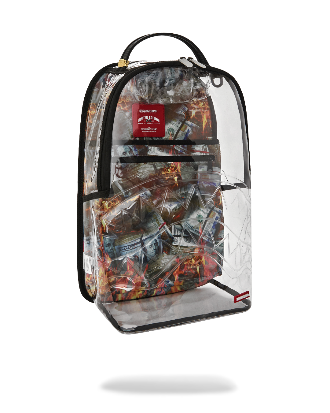 SPRAYGROUND STAY UP - CLEAR BACKPACK