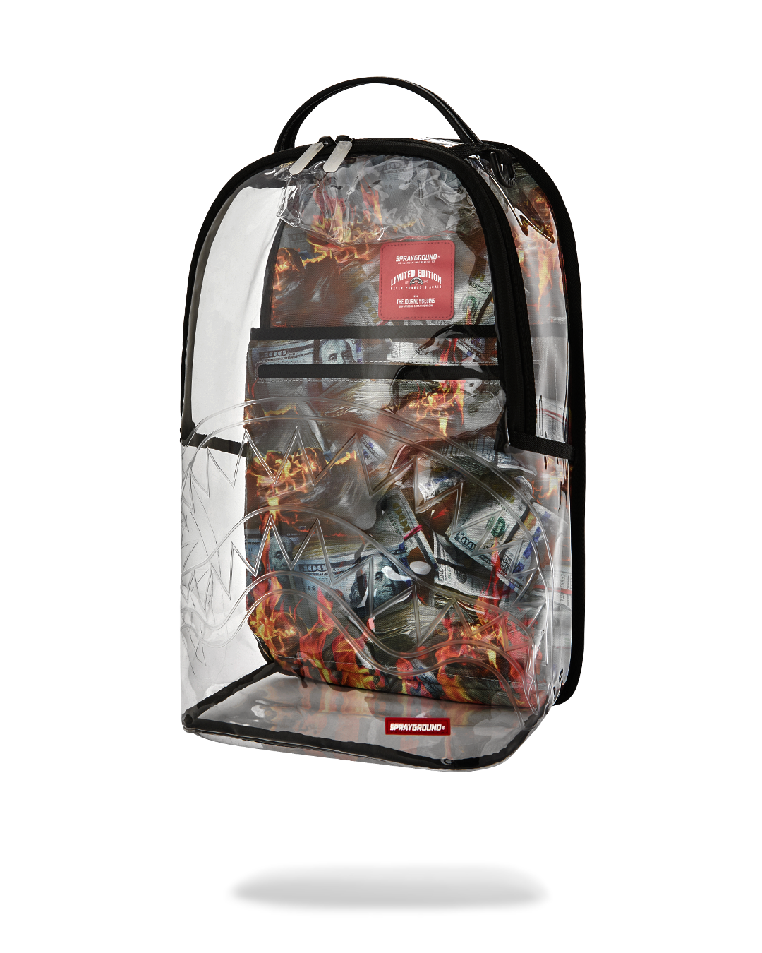 SPRAYGROUND STAY UP - CLEAR BACKPACK