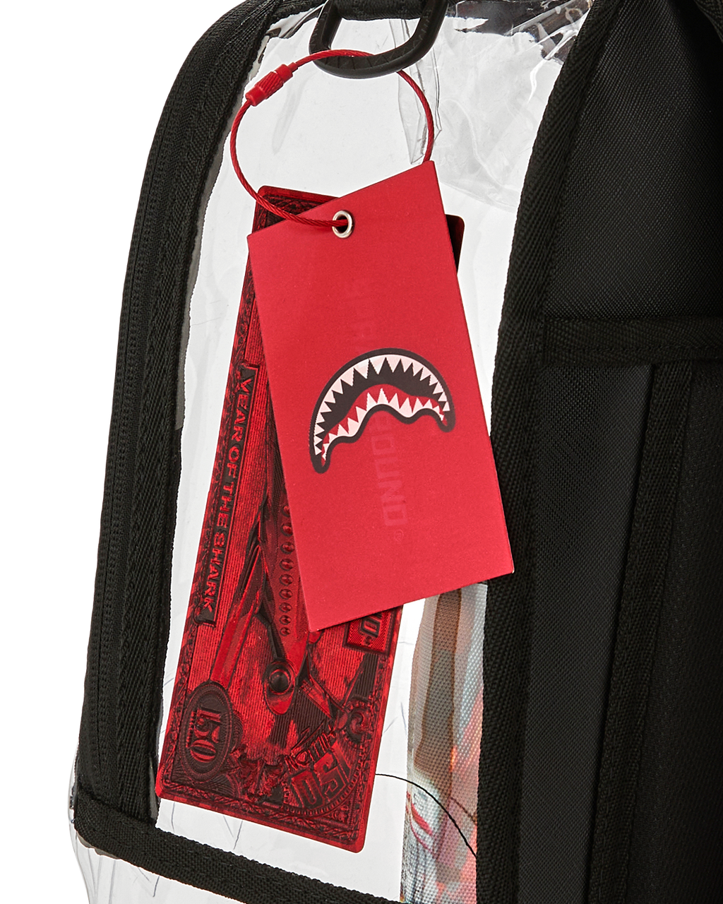 SPRAYGROUND STAY UP - CLEAR BACKPACK