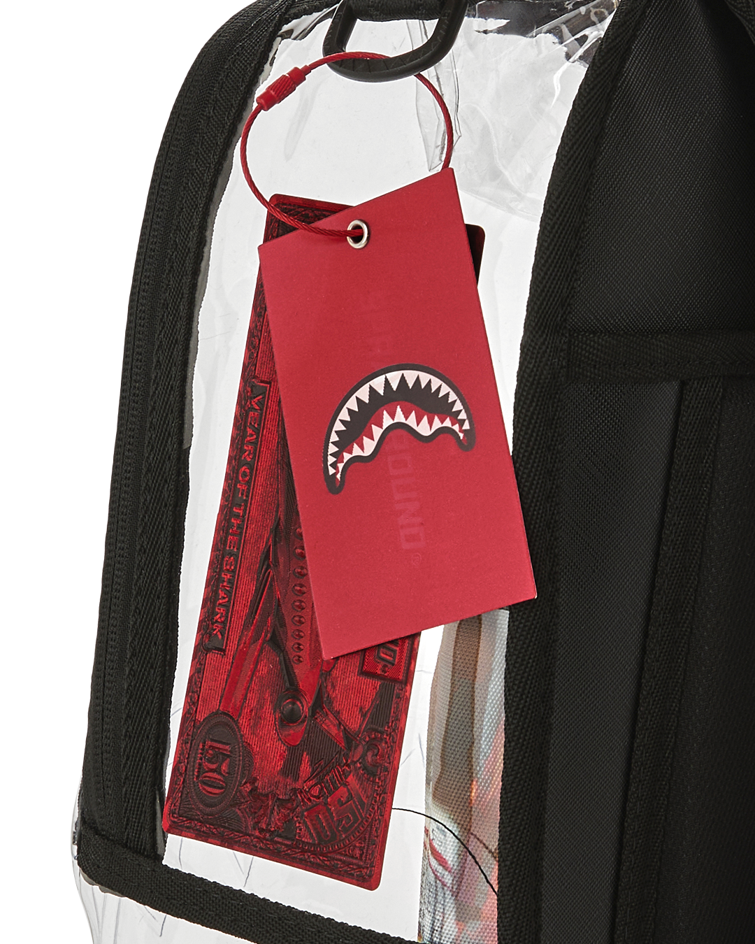 SPRAYGROUND STAY UP - CLEAR BACKPACK