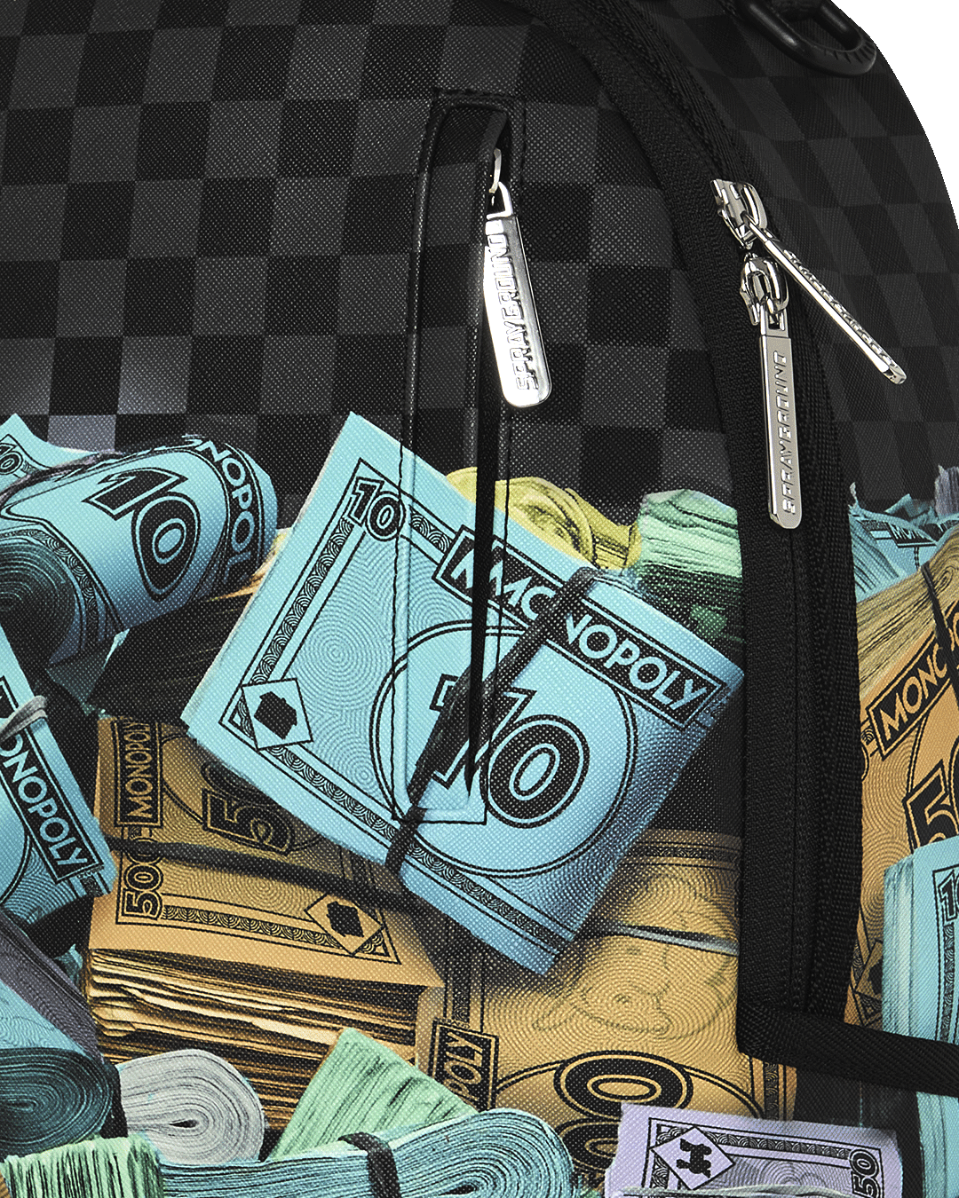 SPRAYGROUND MONOPOLY STACK UP BACKPACK