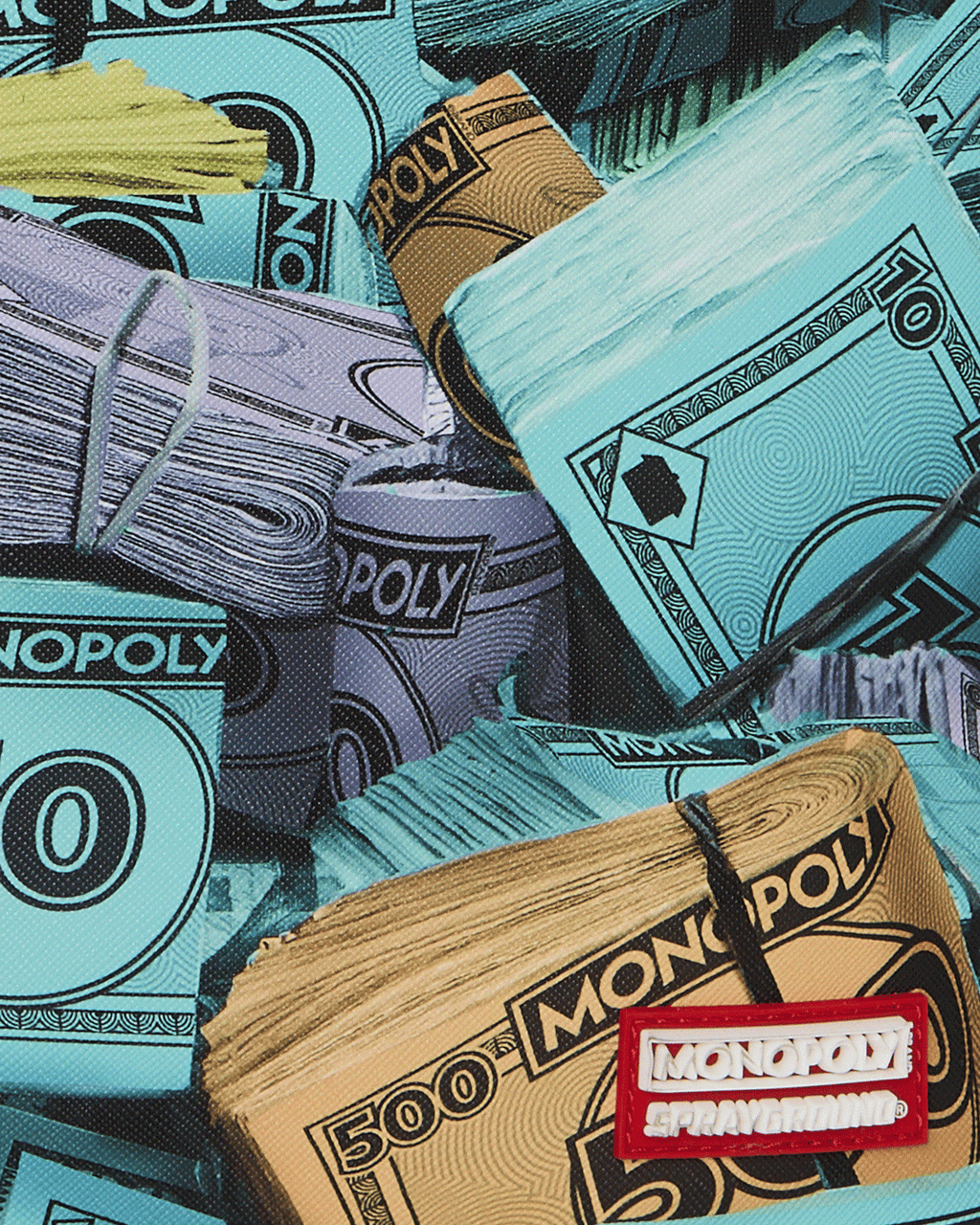 SPRAYGROUND MONOPOLY STACK UP BACKPACK