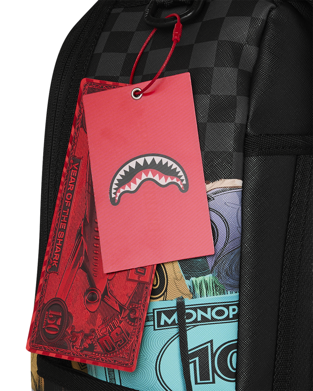 SPRAYGROUND MONOPOLY STACK UP BACKPACK