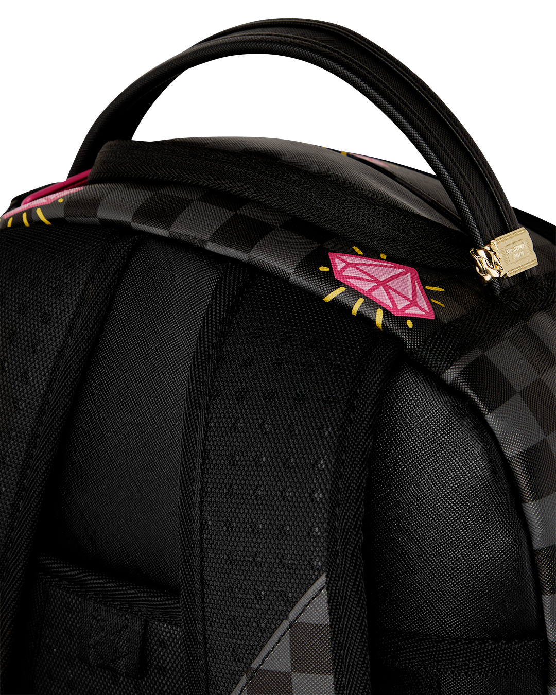 SPRAYGROUND PINK PANTHER DIAMOND SHARK BACKPACK