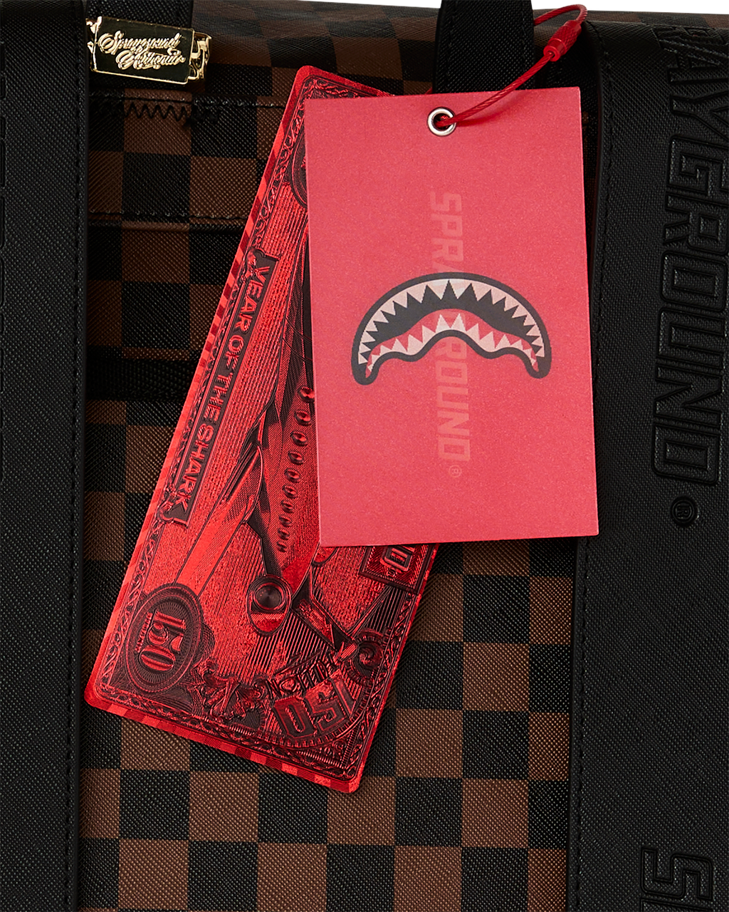 SPRAYGROUND KATANA CHECK BOSS MONTE CARLO BACKPACK