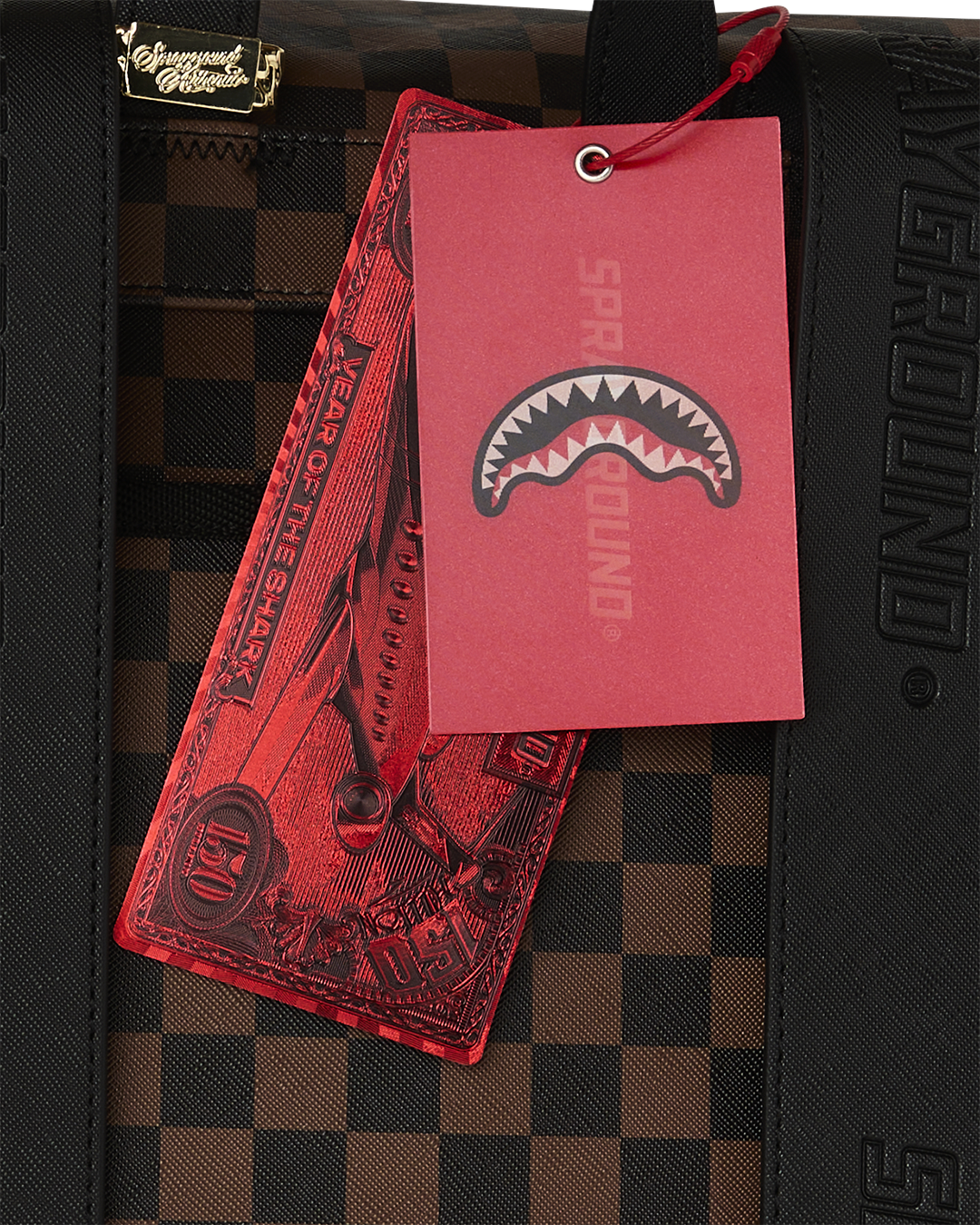 SPRAYGROUND KATANA CHECK BOSS MONTE CARLO BACKPACK