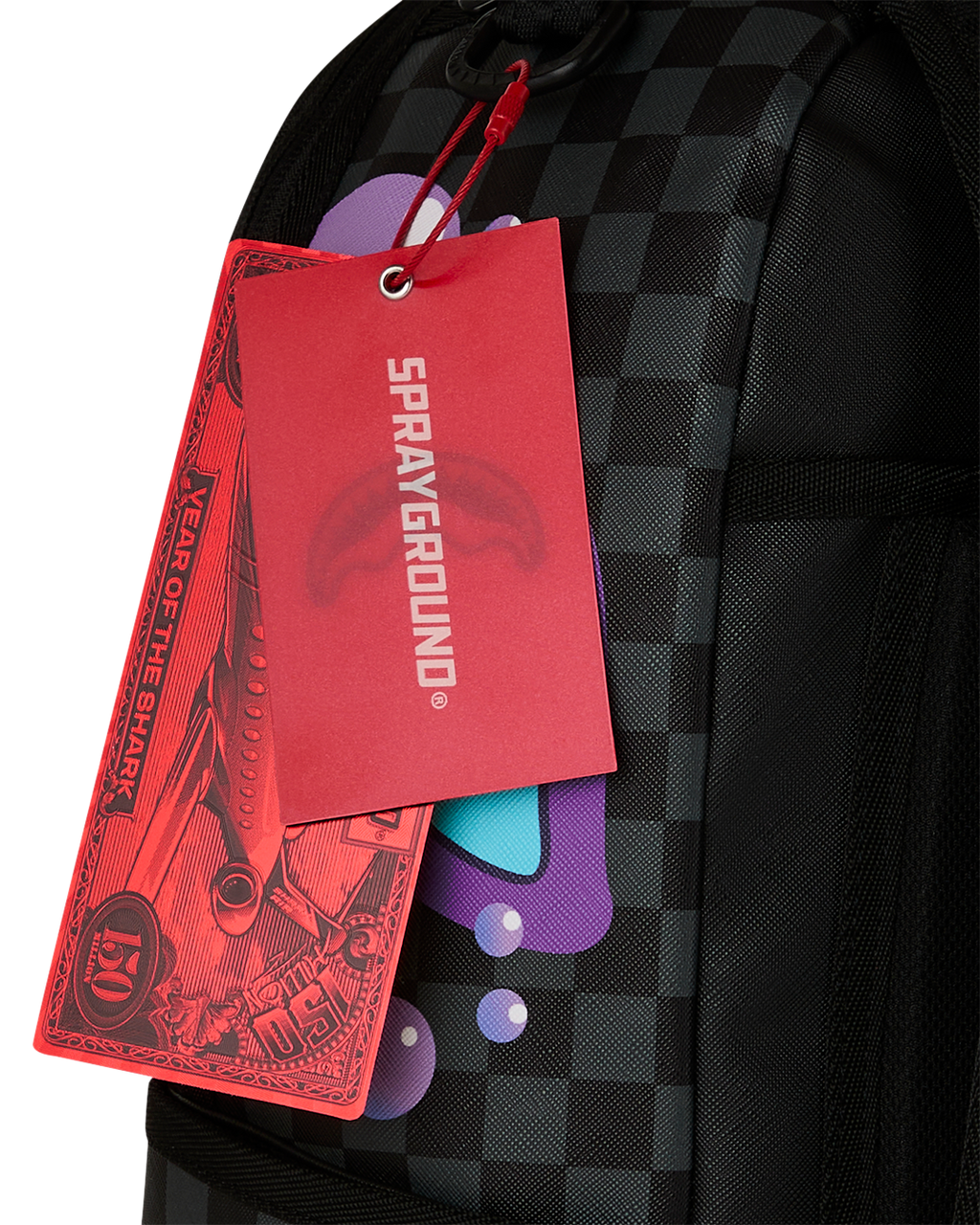 SPRAYGROUND PURPLE SLIME SHARK BACKPACK