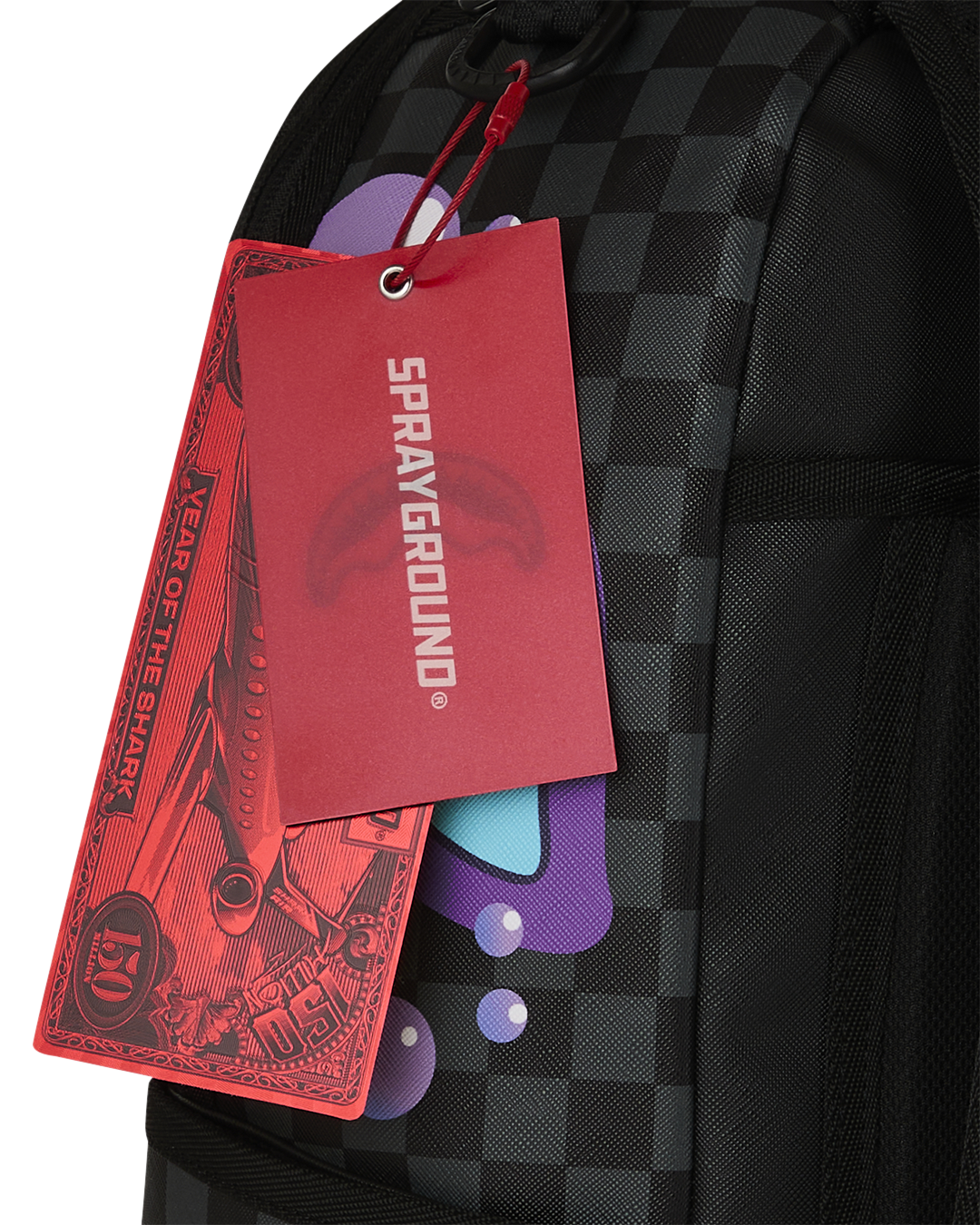 SPRAYGROUND PURPLE SLIME SHARK BACKPACK