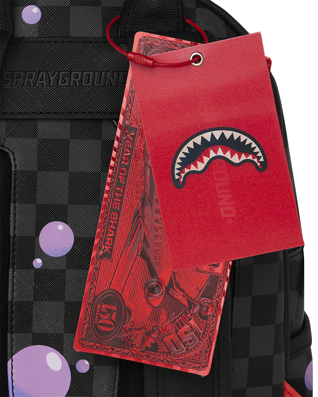 SPRAYGROUND PURPLE SLIME SHARK SAVAGE BACKPACK