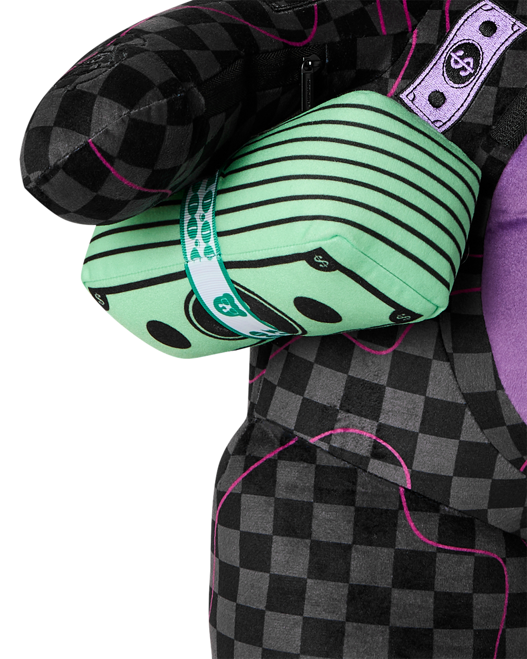 SPRAYGROUND PURPLE SLIME SHARK MONEYBEAR BACKPACK